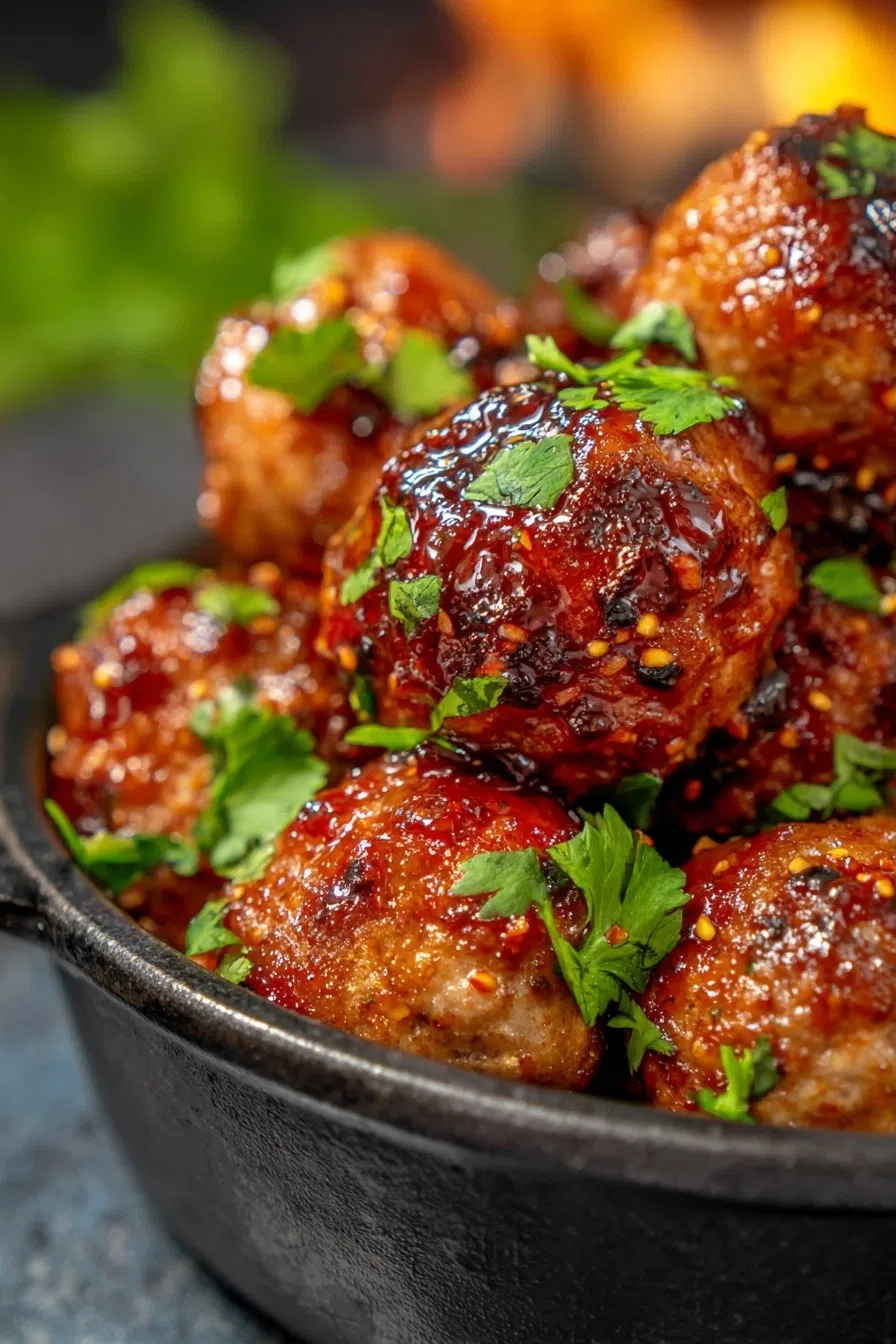 Blueberry BBQ Meatballs