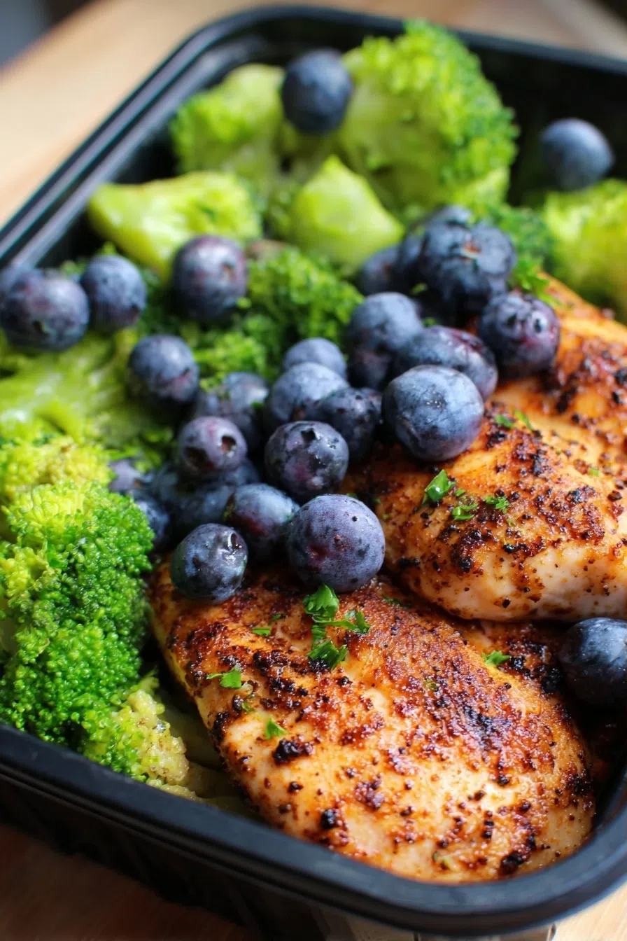 Blueberry Chicken Broccoli