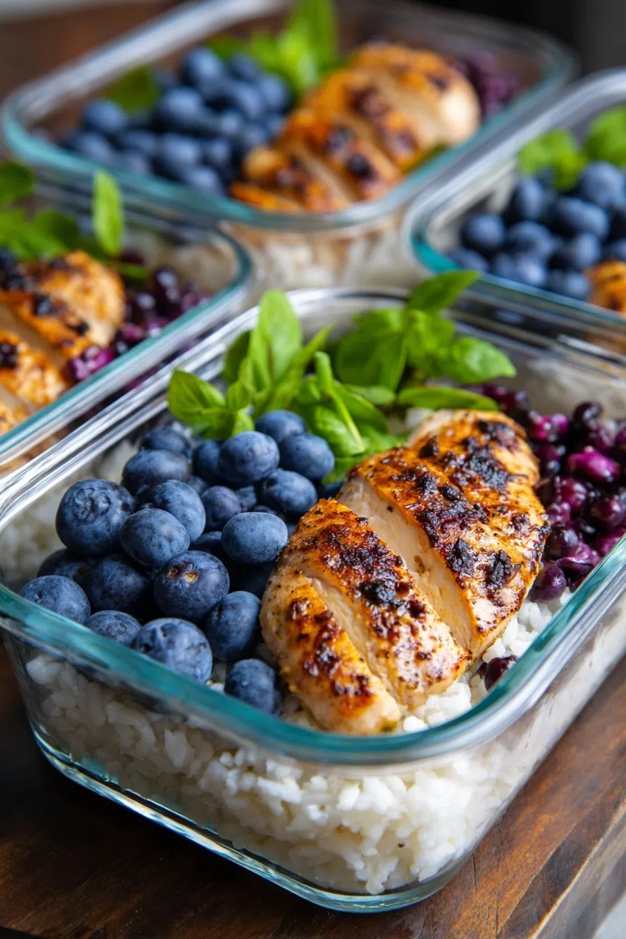 Blueberry Chicken Rice