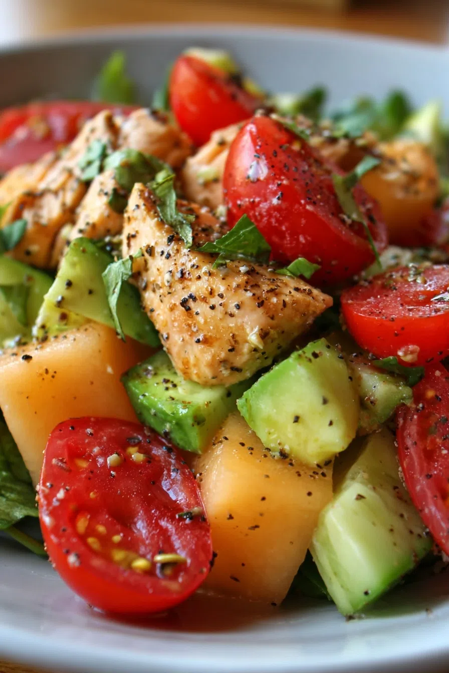 Cantaloupe Avocado Chicken