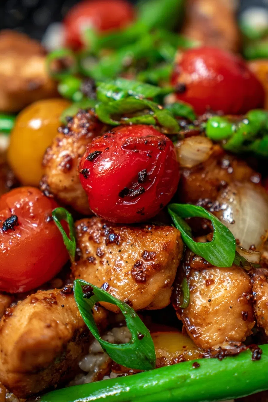 Cherry Chicken Stir Fry