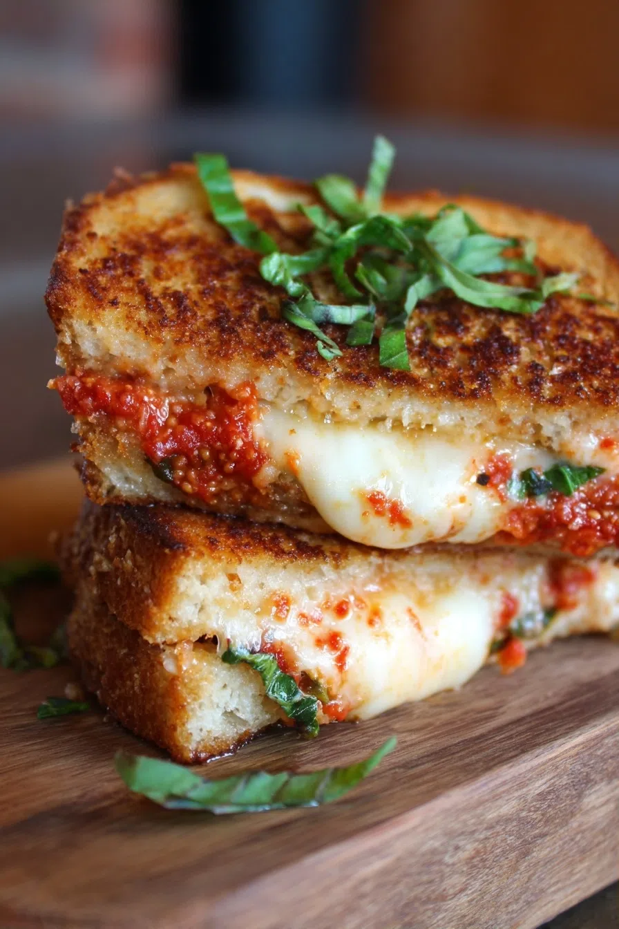 Eggplant Parmesan Grilled Cheese