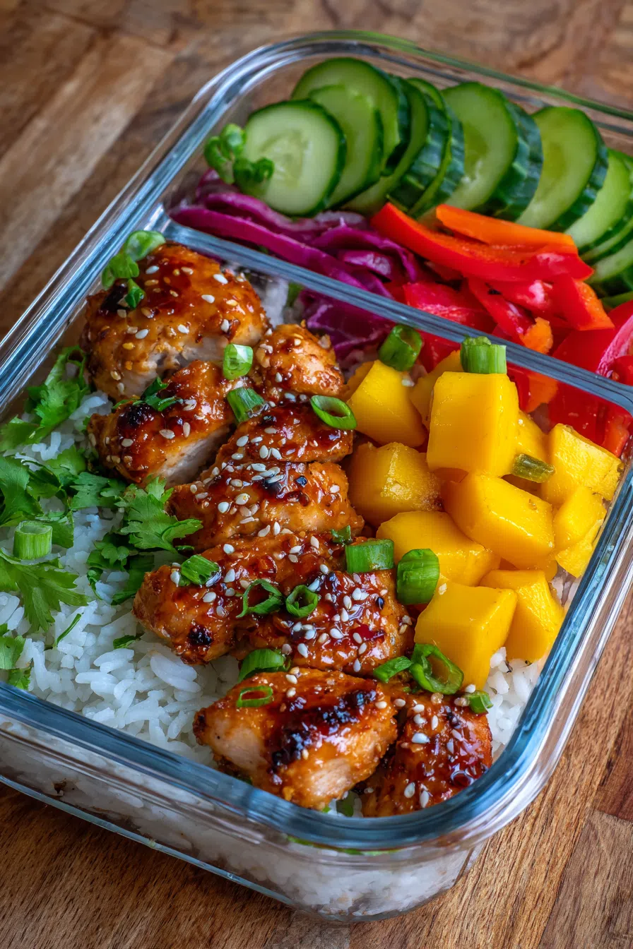 Mango Sesame Chicken Meal Prep