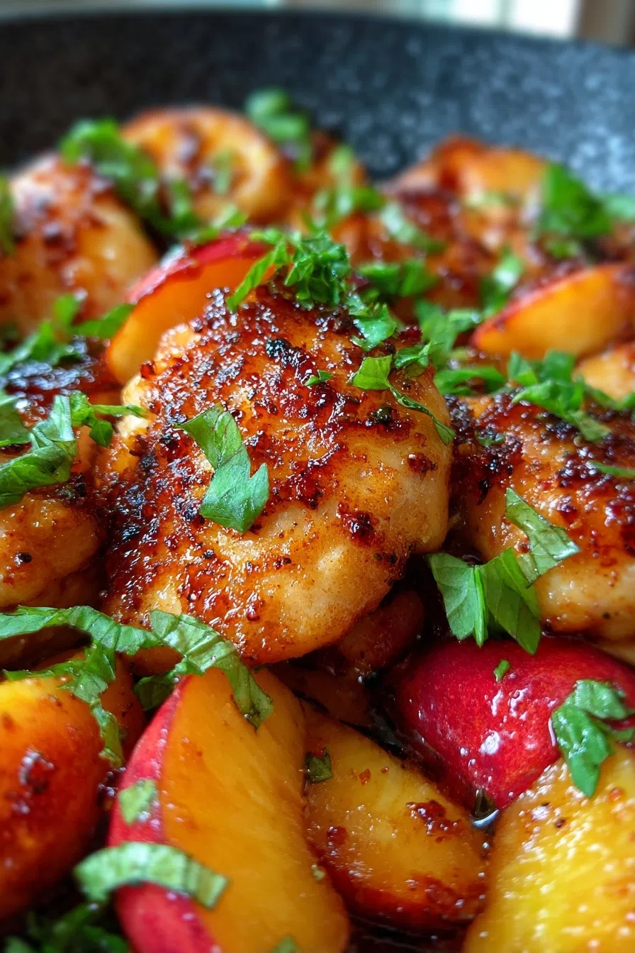 Peach Chicken Skillet