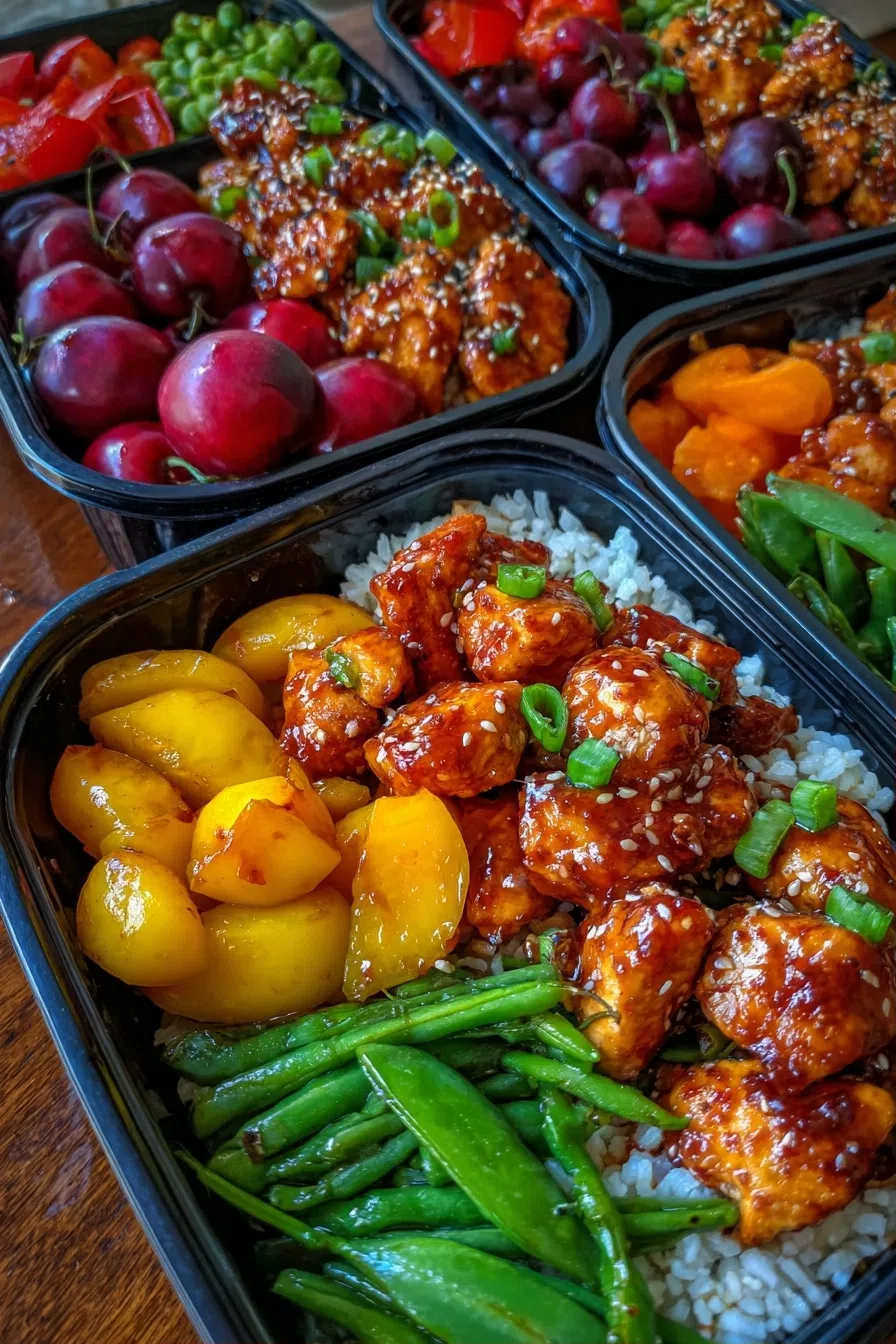 Plum Chicken Stir Fry Meal Prep