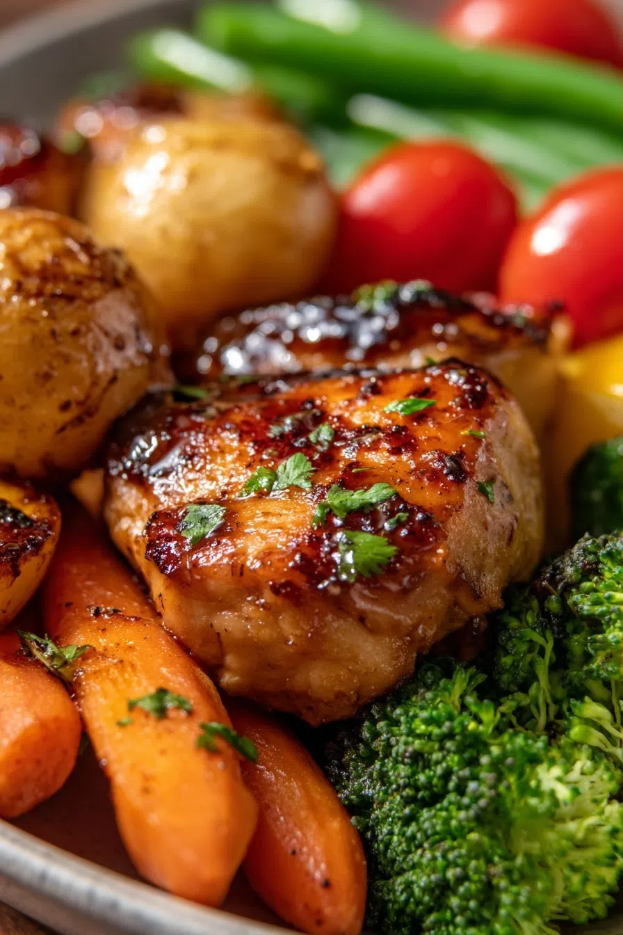Plum Glazed Chicken Recipe