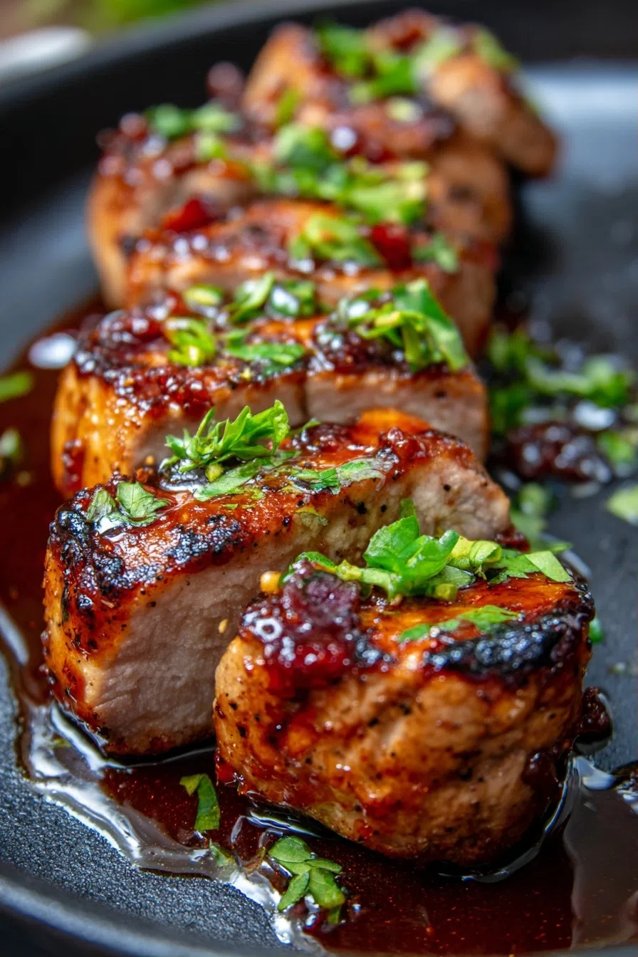 Plum Sauce Pork Tenderloin