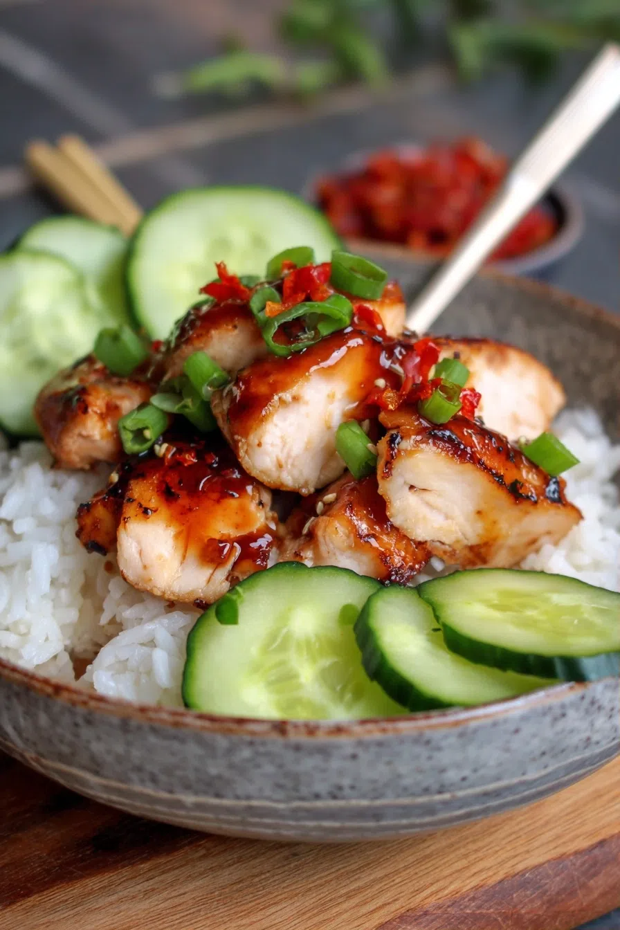 Rhubarb Teriyaki Chicken