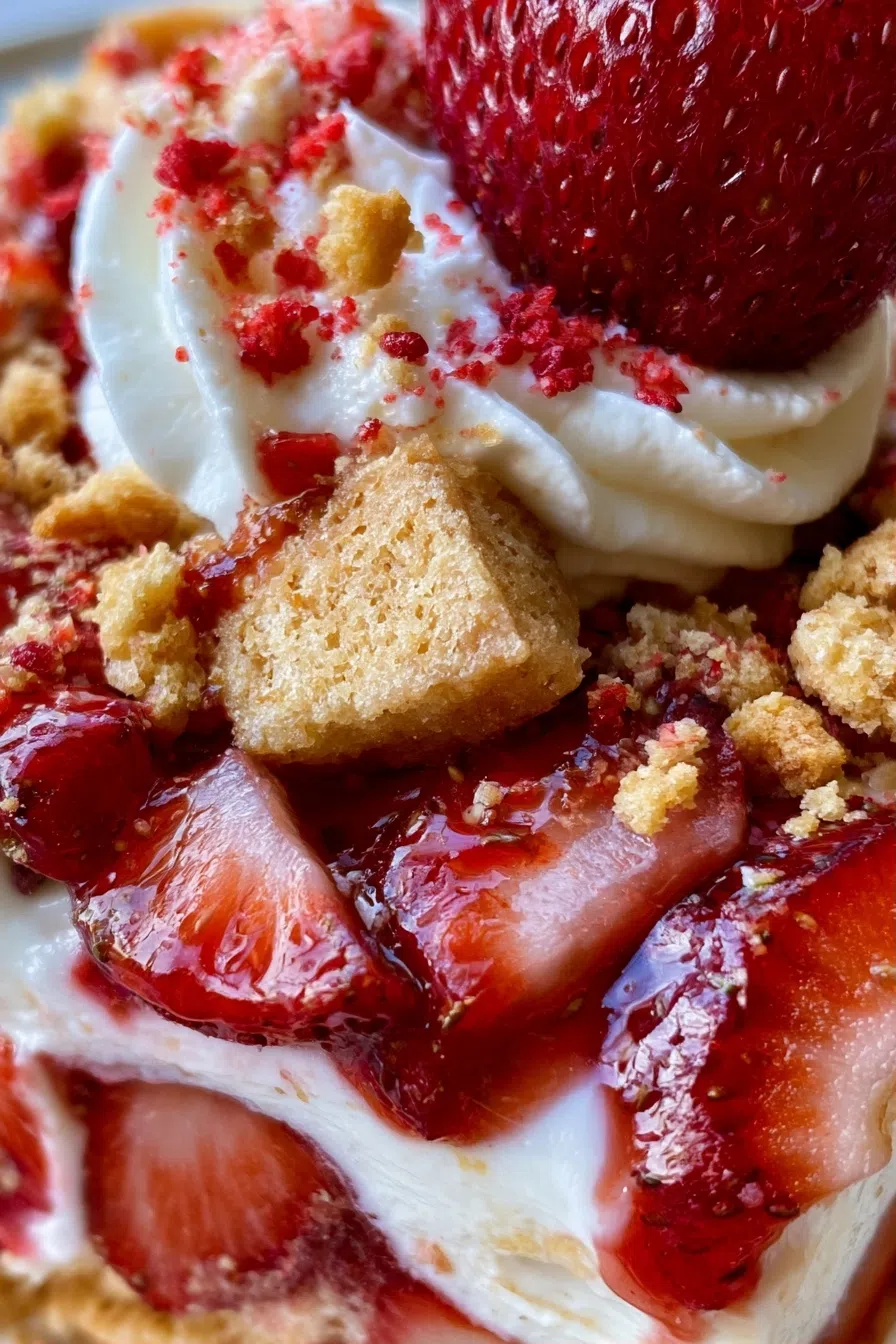 No-Bake Strawberry Delight