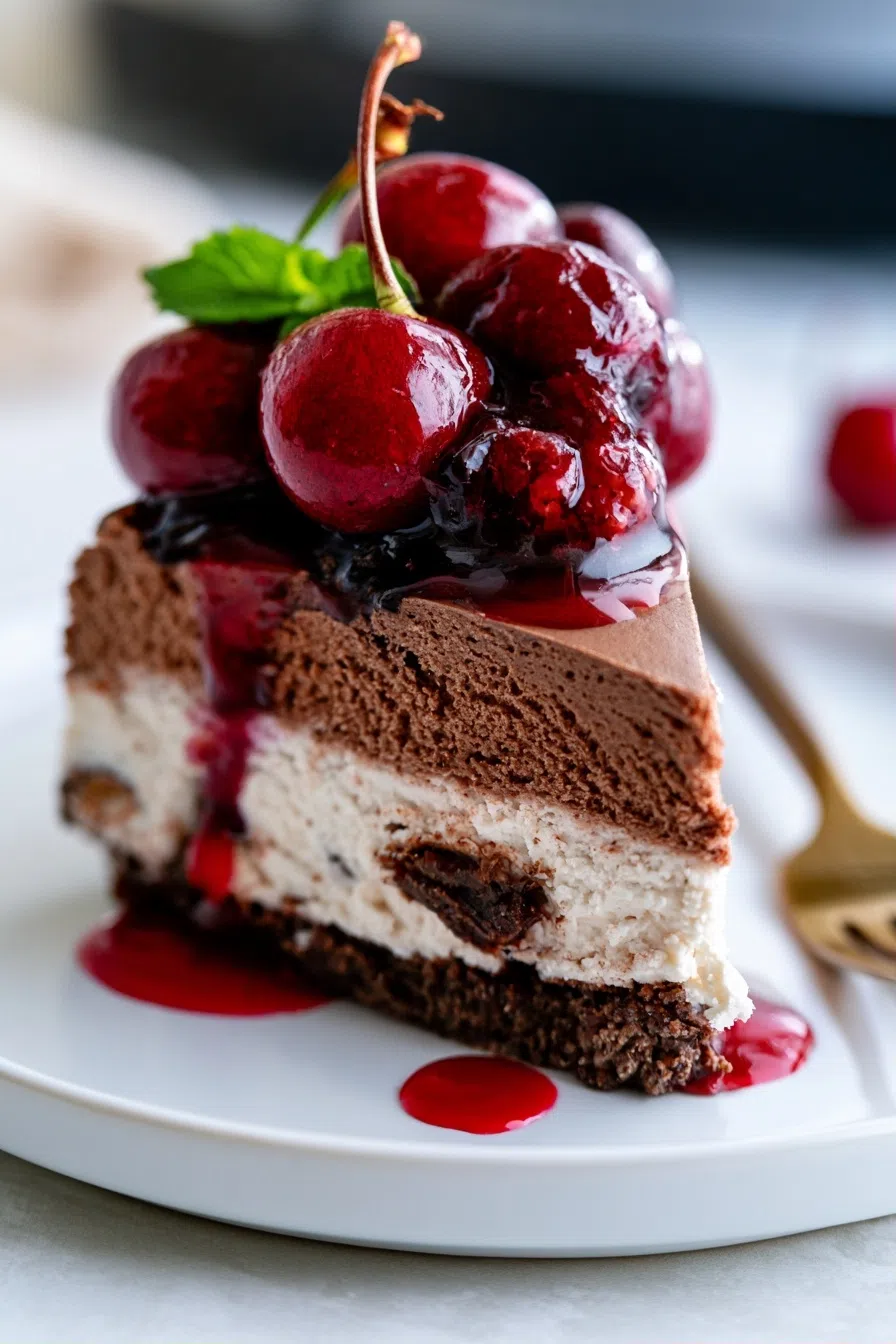 Chocolate Cherry Cheesecake Recipe