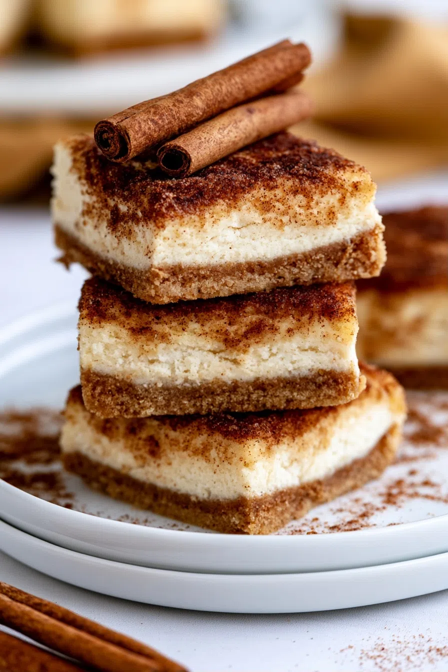 Easy Recipe for Cinnamon Sugar Cheesecake Bars